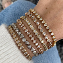 Load image into Gallery viewer, Oval Diamond Bezel Tennis Bracelet
