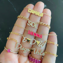 Load image into Gallery viewer, Enamel Name Necklace
