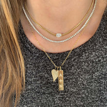 Load image into Gallery viewer, Custom Pave Plate Charm
