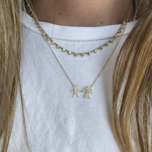 Kids Pave Necklace