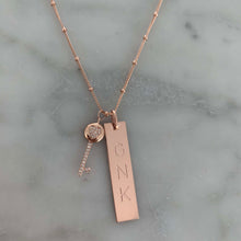 Load image into Gallery viewer, Heart Key Charm
