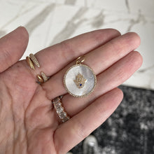 Load image into Gallery viewer, Hamsa Mother of Pearl Charm
