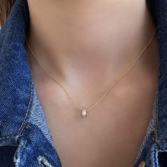 Small Pave Diamonds Loop Charm