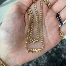 Load image into Gallery viewer, Gold Name Cuban Necklace
