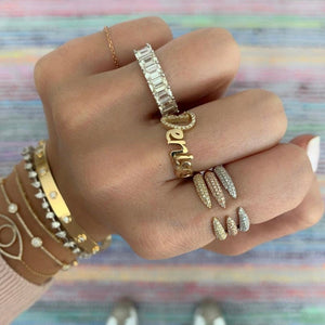 Pave Claw Ring