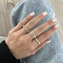 Load image into Gallery viewer, Baguette Swirl Ring

