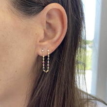 Load image into Gallery viewer, Rainbow Chain Earring
