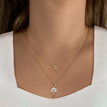 Load image into Gallery viewer, Fluted Cutout Name Necklace
