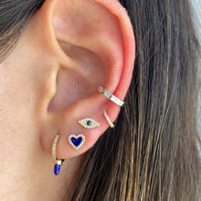 Load image into Gallery viewer, Small Pave Evil Eye Stud
