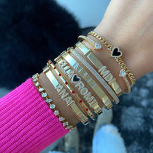 Load image into Gallery viewer, Inlay Gemstones Bangle

