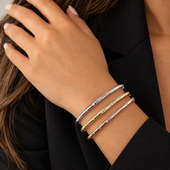 Inlay Diamond Bangle
