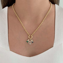 Load image into Gallery viewer, Boy Pave Gemstone Charm
