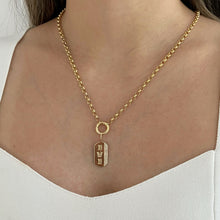 Load image into Gallery viewer, Side Pave Oval Charm
