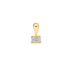 Solitaire Lab Diamond Half Bezel Jacket Earring (SINGLE)
