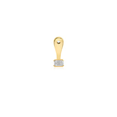 Solitaire Lab Diamond Half Bezel Jacket Earring (SINGLE)