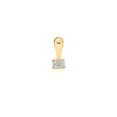 Solitaire Lab Diamond Half Bezel Jacket Earring (SINGLE)