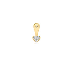 Solitaire Lab Diamond Half Bezel Jacket Earring (SINGLE)