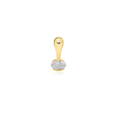 Solitaire Lab Diamond Half Bezel Jacket Earring (SINGLE)