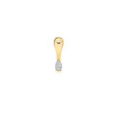 Solitaire Lab Diamond Half Bezel Jacket Earring (SINGLE)