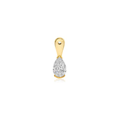 Solitaire Lab Diamond Half Bezel Jacket Earring (SINGLE)
