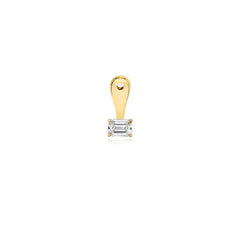 Solitaire Lab Diamond Prong Jacket Earring (SINGLE)