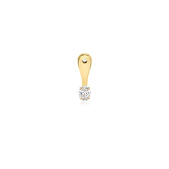 Solitaire Lab Diamond Prong Jacket Earring (SINGLE)