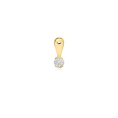 Solitaire Lab Diamond Half Bezel Jacket Earring (SINGLE)