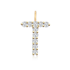 Jumbo Diamond Initial Charm
