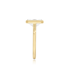 Gold Bezel Engagement Ring