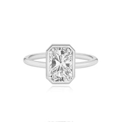 Gold Bezel Engagement Ring