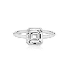 Gold Bezel Engagement Ring