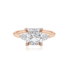 Diamond Pear Side Engagement Ring