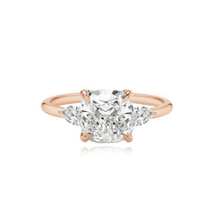 Diamond Pear Side Engagement Ring