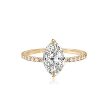 Load image into Gallery viewer, Pave Band Engagement Ring
