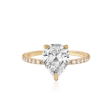 Load image into Gallery viewer, Diamond Pave Band Engagement Ring
