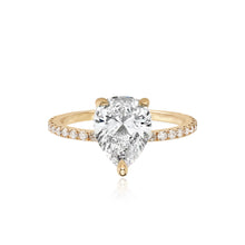 Load image into Gallery viewer, Pave Band Engagement Ring
