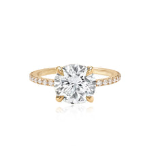Load image into Gallery viewer, Large Diamond Shape Engagement Pave Ring
