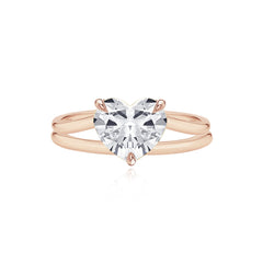 Diamond Gold Split Shank Engagement Ring
