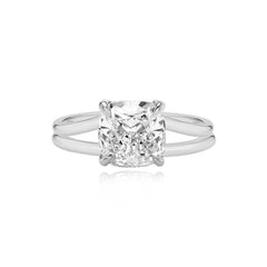 Diamond Gold Split Shank Engagement Ring