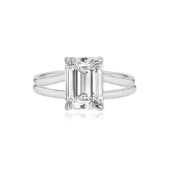Diamond Gold Split Shank Engagement Ring