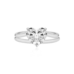 Diamond Gold Split Shank Engagement Ring