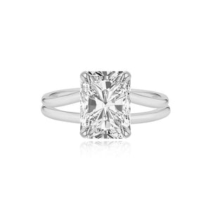 Diamond Gold Split Shank Engagement Ring