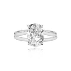 Diamond Gold Split Shank Engagement Ring