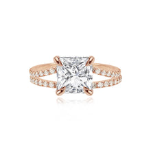 Load image into Gallery viewer, Diamond Pave Split Shank Engagement Ring
