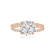 Load image into Gallery viewer, Diamond Pave Split Shank Engagement Ring
