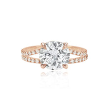 Load image into Gallery viewer, Large Diamond Pave Split Shank Engagement Ring
