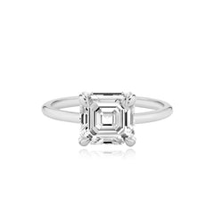 Gold Band Engagement Ring