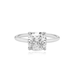 Gold Band Engagement Ring