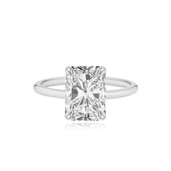 Gold Band Engagement Ring