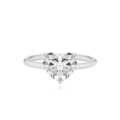 Gold Band Engagement Ring